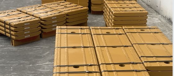 Lâmina de corte de bulldozer soldada em metal duro de tungstênio 9W4495