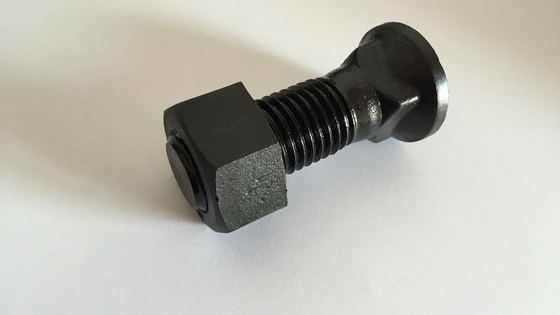O parafuso do arado M12 dimensiona o aço carbono 1J6762 preto