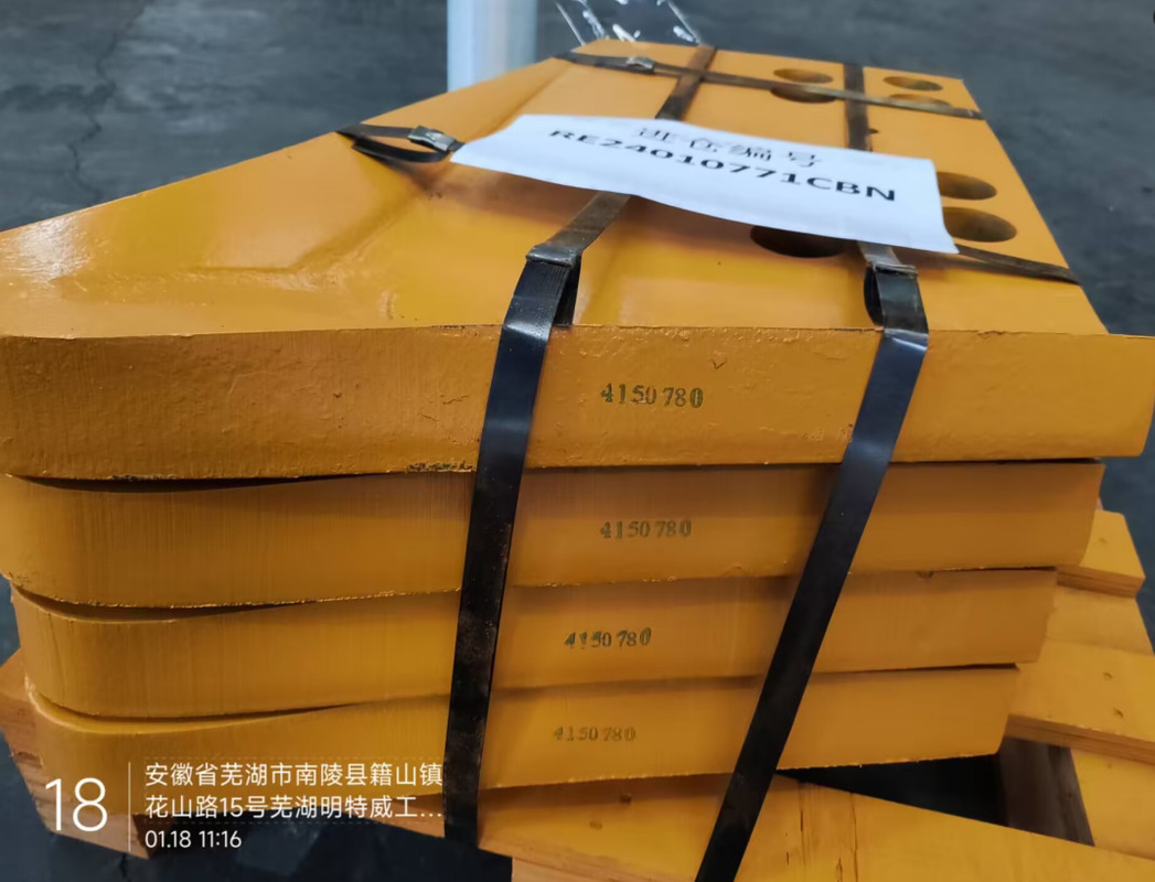 8E4545 Buldozer End Bit (R) Boron Steel MTW500 ou Manganese Steel MTW400