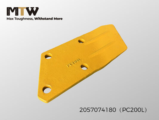 Cortador lateral 205-70-74180L para protetor de balde esquerdo de escavadeira PC200