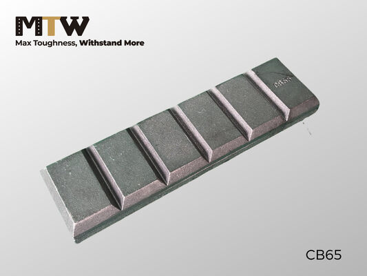 Peça de desgaste do bloco de chocolate CB65 240×65×23mm Componente de ferramenta de penetração no solo 2,5KG