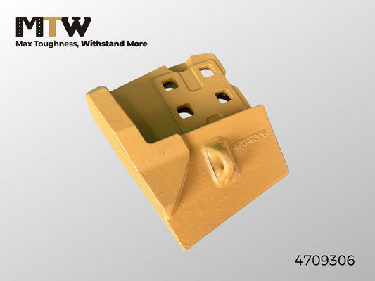 4709306 peça de desgaste da ferramenta de contato com o solo da placa de desgaste de meia seta fundida 65,5 kg