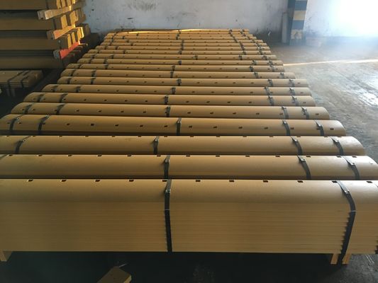 O de ponta 16×203×2133mm da escavadora de 7D1158 DBC curvou a peça 49KG do desgaste da lâmina
