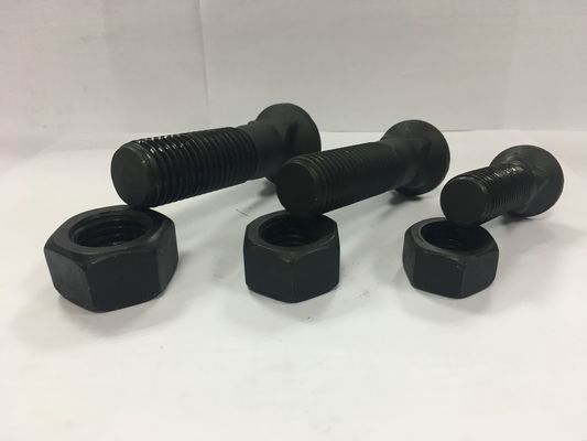 Parafuso chapeado zinco 3/4" do arado 4F7827 - 10 × 2-1/4" de UNC prendedor pesado do equipamento
