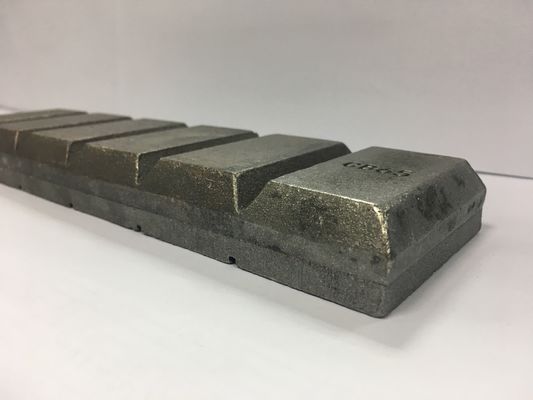 Componente pesado 3.9KG da proteção do desgaste do equipamento da peça 240×100×23mm do desgaste do bloco do chocolate CB100