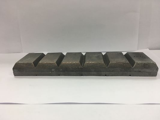 Componente pesado 6KG da proteção do desgaste do equipamento da peça 240×150×23mm do desgaste do bloco do chocolate CB150