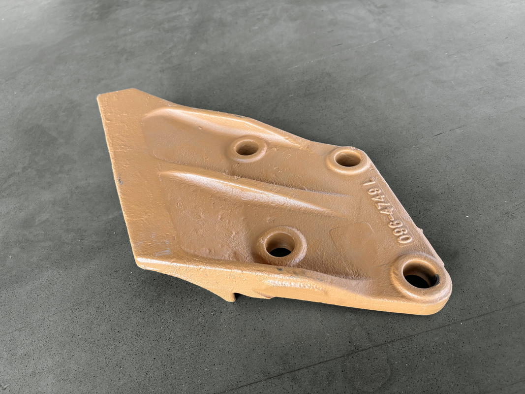 Cortador lateral 10.6KG da máquina escavadora de 0964747 LH para a peça de desgaste de 315 caçambas