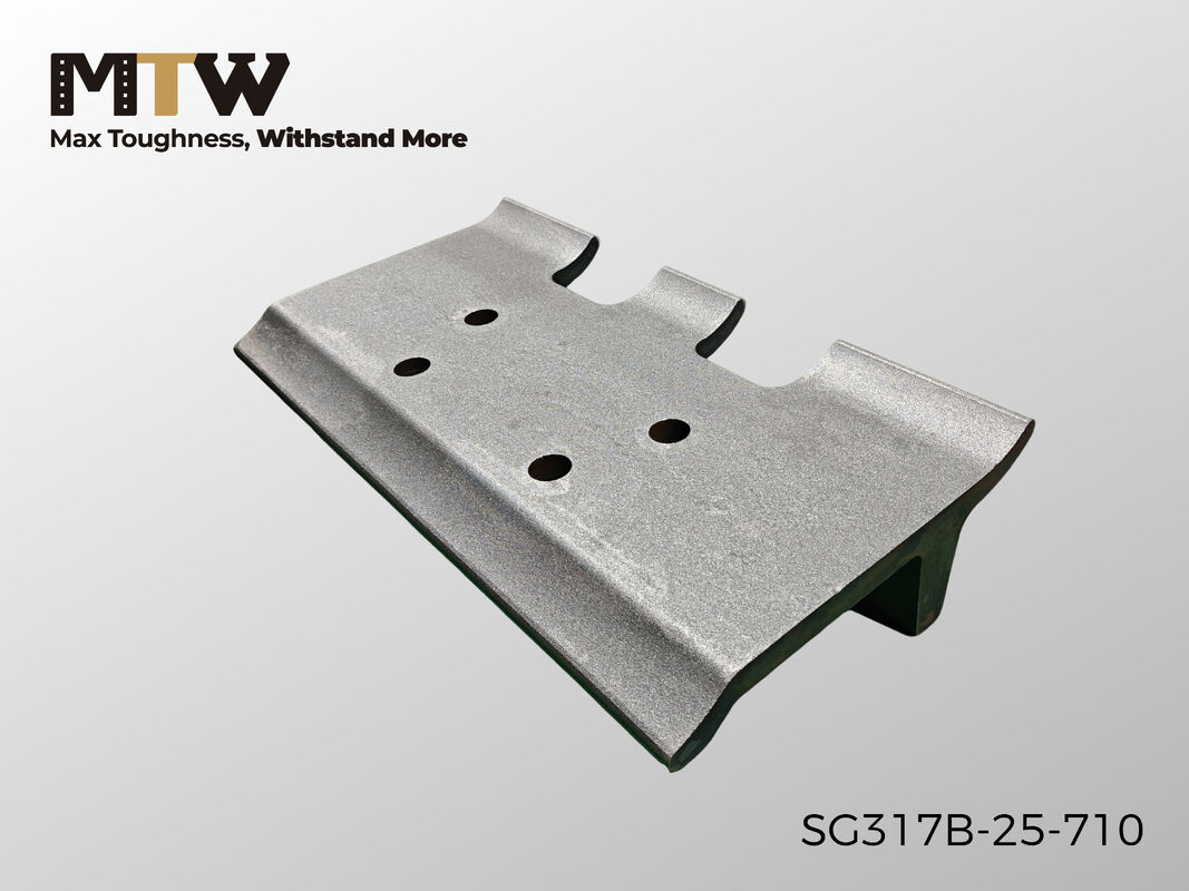 Garra única de sapata de esteira KM3098/710 para material rodante de escavadeira