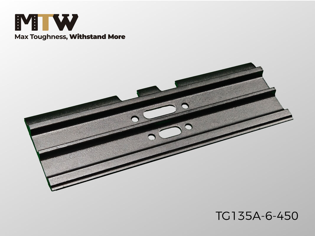 Garra tripla da sapata TG135A-6-450 da trilha KM908/450 201-32-11110 para mini escavadeira