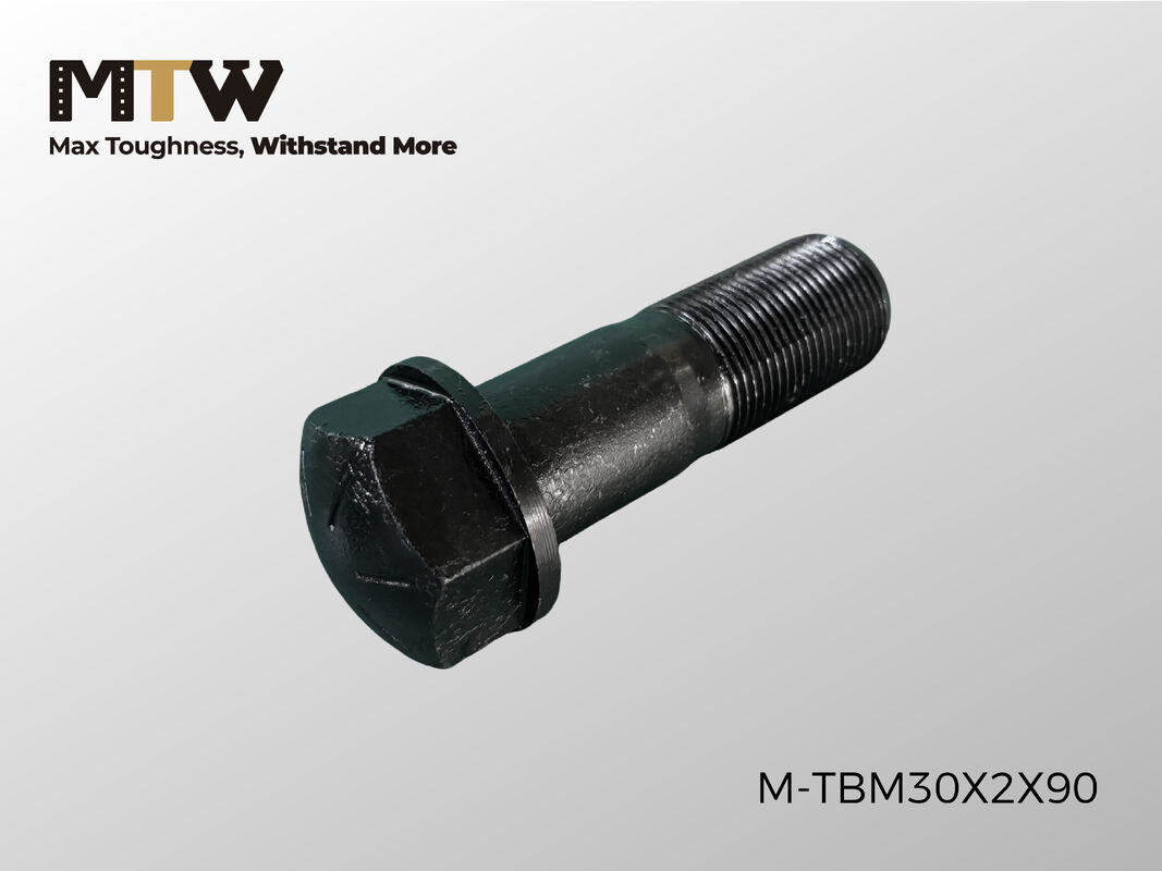 Prendedor pesado da estrutura do equipamento do parafuso de trilha M30×2.0×90 TBM30X2X90