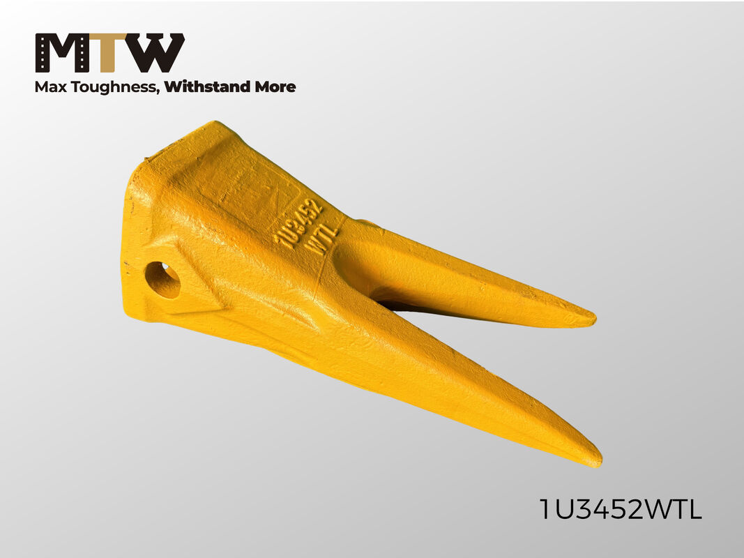 1U3452WTL Twin Sharp Rock Bucket Tooth 14.5KG J450 J460 Escavadeira Loader Tooth