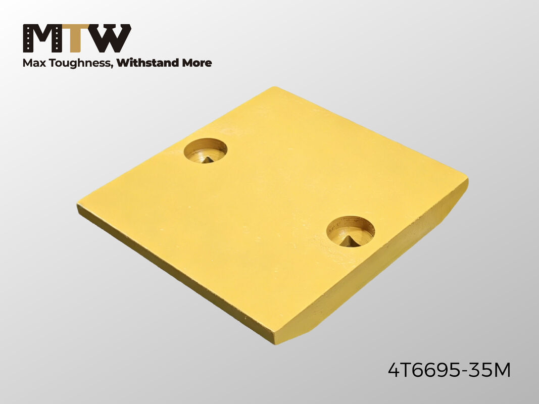 4T6695 Segmento de balde com parafuso DBF 25×265×279 2 buracos de corte do carregador