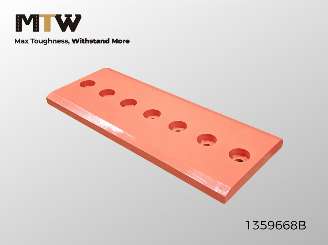 1359668 peça resistente 155.4KG do desgaste da lâmina do de ponta 50×406×1063mm da escavadora DBF