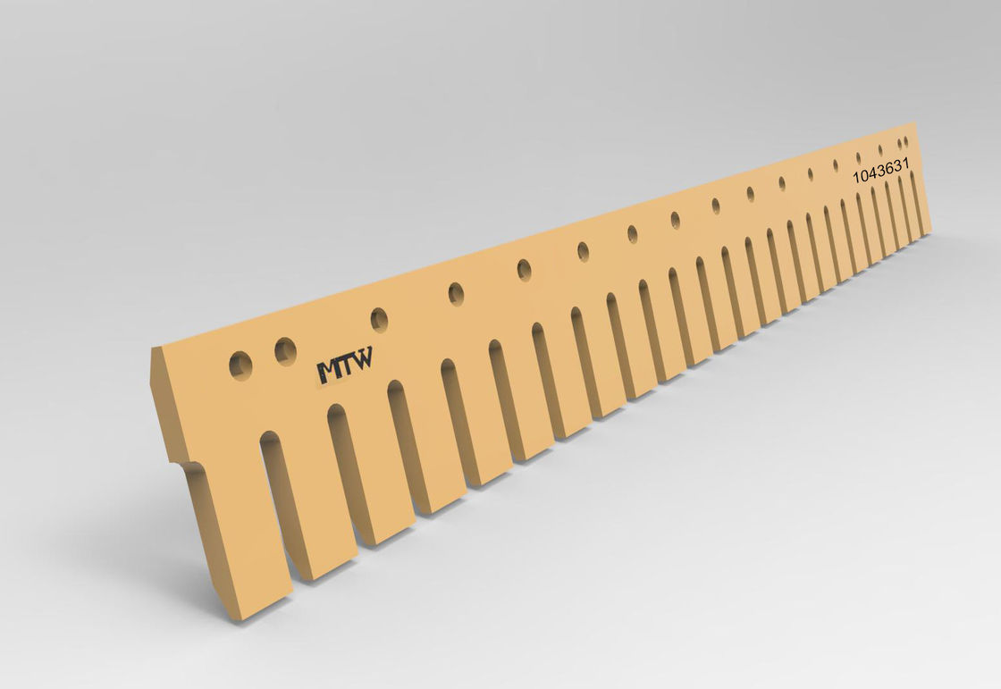 1043631 peça resistente 163.6KG do desgaste do de ponta 45×254×2438mm do graduador de SDBF