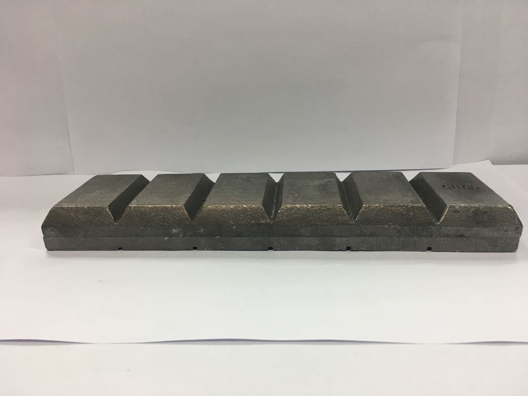 Componente pesado 6KG da proteção do desgaste do equipamento da peça 240×150×23mm do desgaste do bloco do chocolate CB150