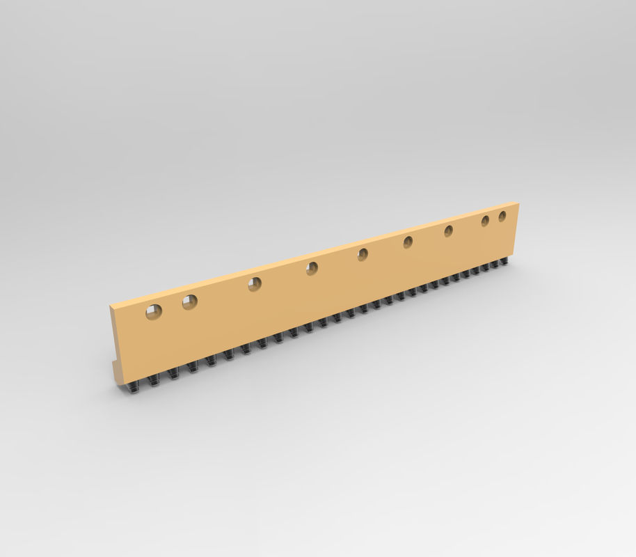 Lâmina e sobreposição personalizáveis de calibrador de carburo de tungstênio para limpeza de neve e em aplicações de estrada congelada e alta abrasão